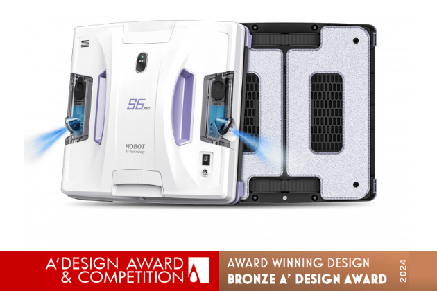 HOBOT-S6 Pro получил бронзу на мировом конкурсе A'Design за за исключительный дизайн и инновационные идеи
